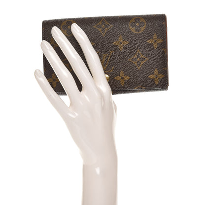 Louis Vuitton Monogram Porte-Monnaie Billets Tresor Wallet 2 of 10