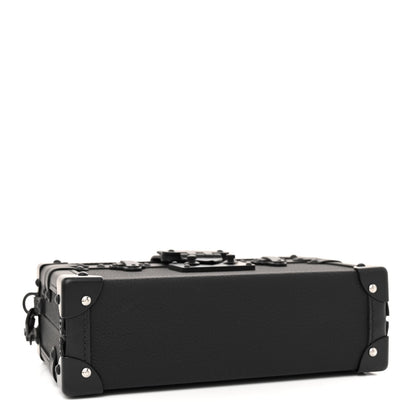 Louis Vuitton Calfskin Petite Malle Black 4 of 10