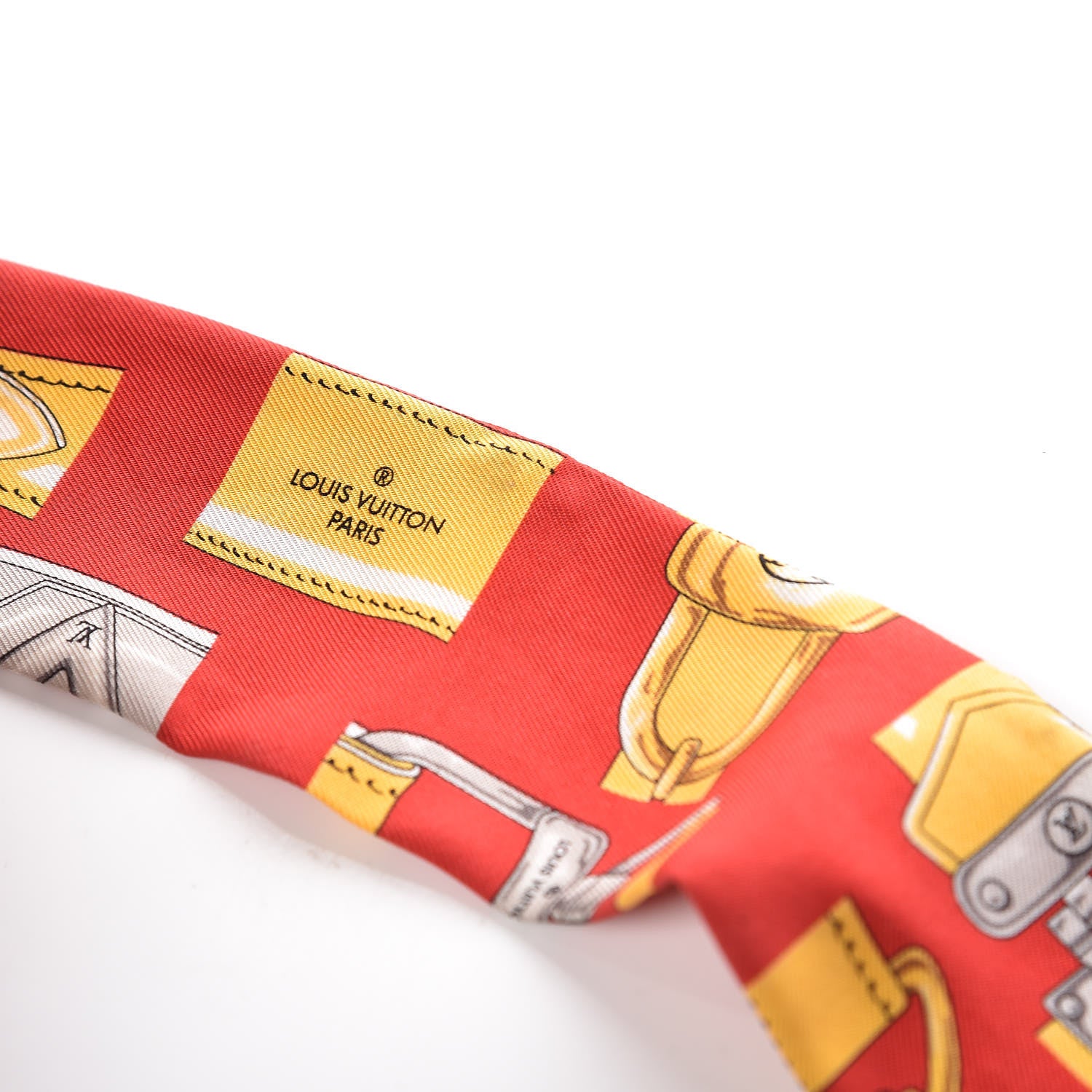 Louis Vuitton Silk Full of Locks BB Bandeau Coquelicot 5 of 5