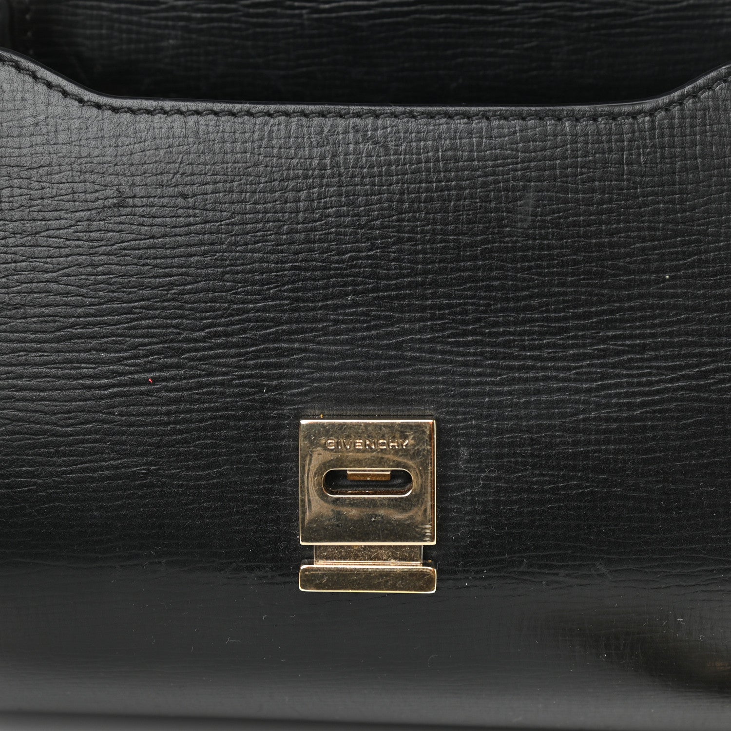 Givenchy Textured Calfskin Mini Pandora Box Chain Crossbody Bag Black 12 of 12