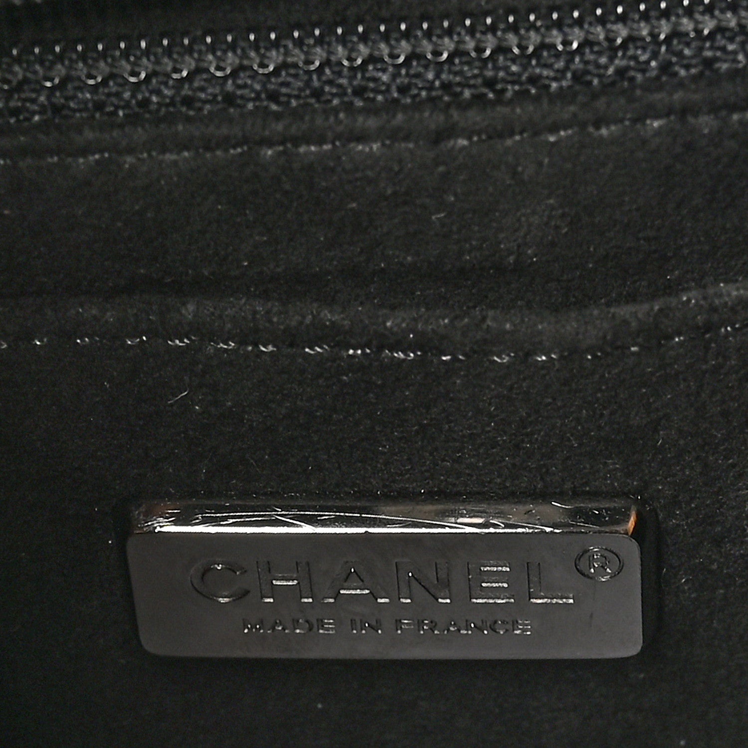Chanel Metallic Snakeskin Mini Rectangular Flap Dark Silver 6 of 10