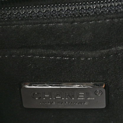 Chanel Metallic Snakeskin Mini Rectangular Flap Dark Silver 6 of 10