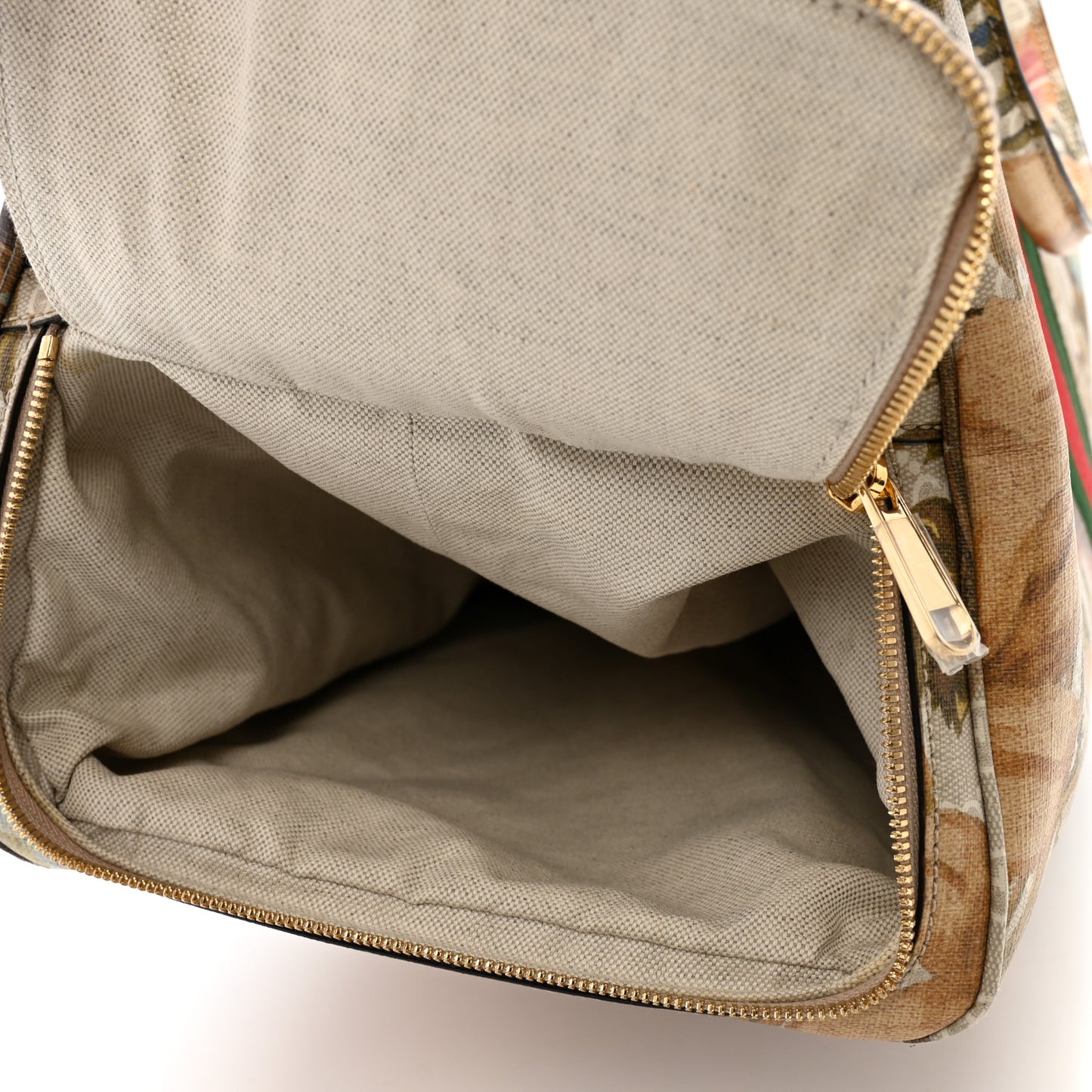 GG Supreme Monogram Ophidia Flora Print Large Duffle Bag Beige Blue Multicolor