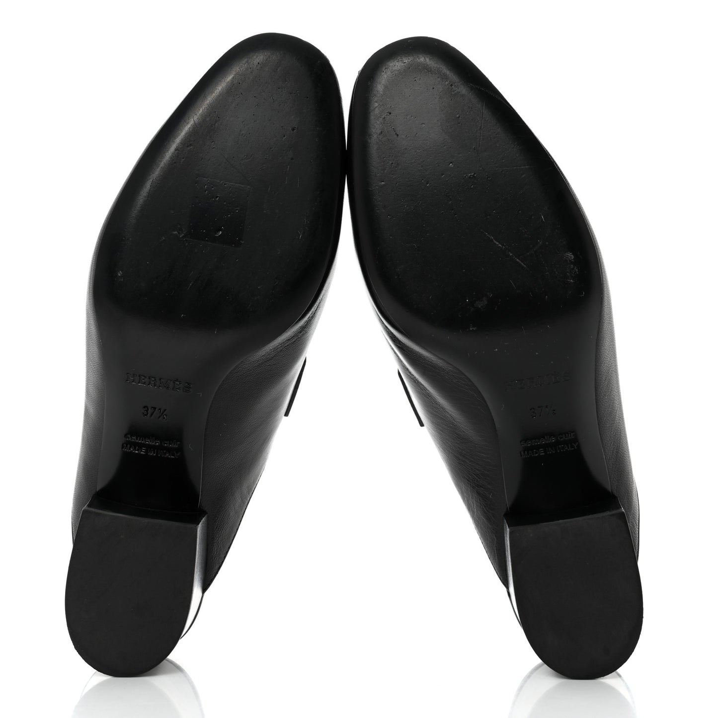 Goatskin Paradis Mules 37.5 Black