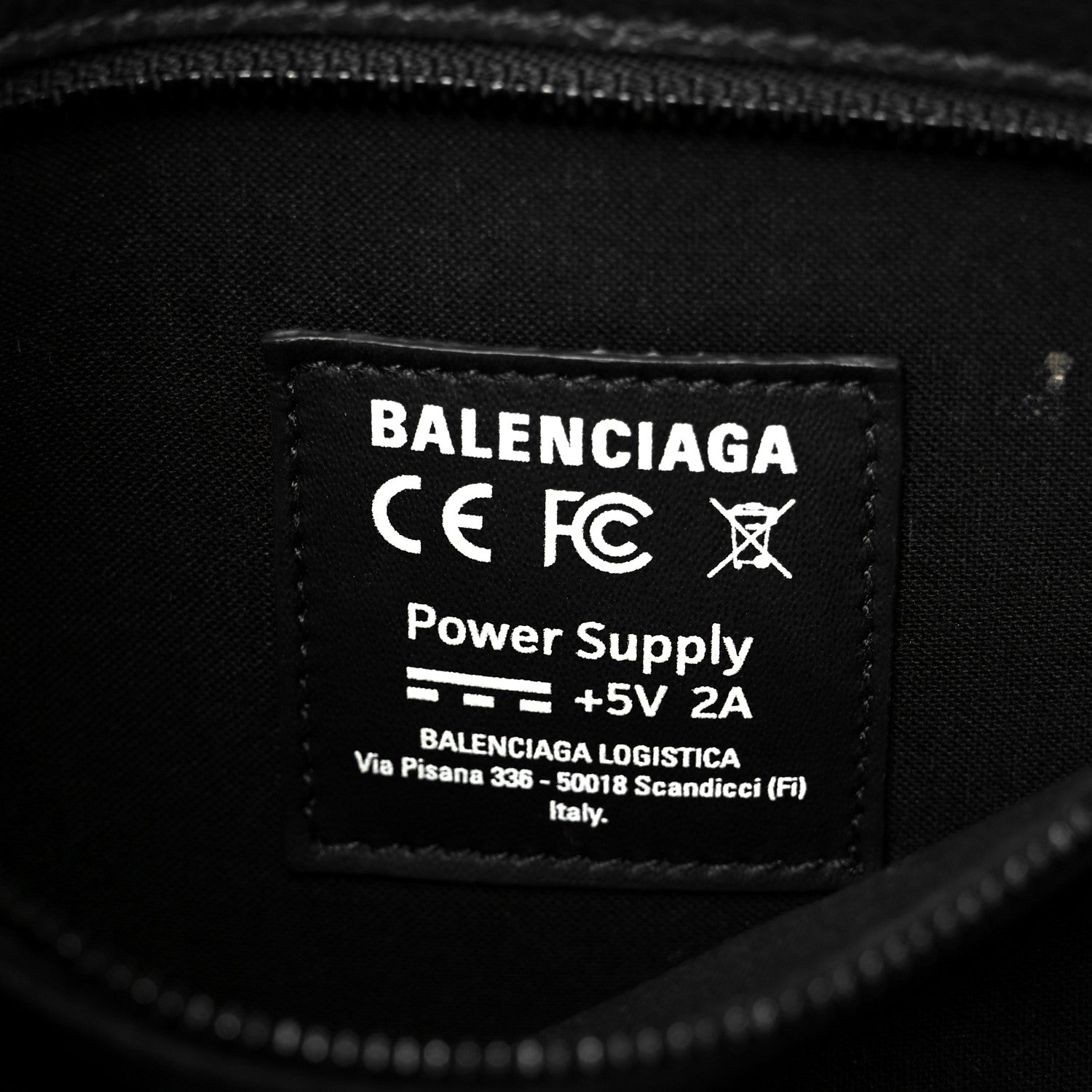 BALENCIAGA 695612 21098 4890 スモール バッグ正規品 Balenciaga Calfskin LED Logo Projector Top Handle Bag Black