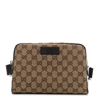 Gucci Monogram Belt Bag Dark Brown 2 of 10