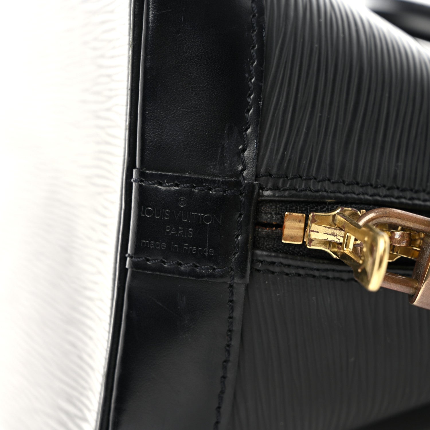 Louis Vuitton Epi Alma PM Black 6 of 13