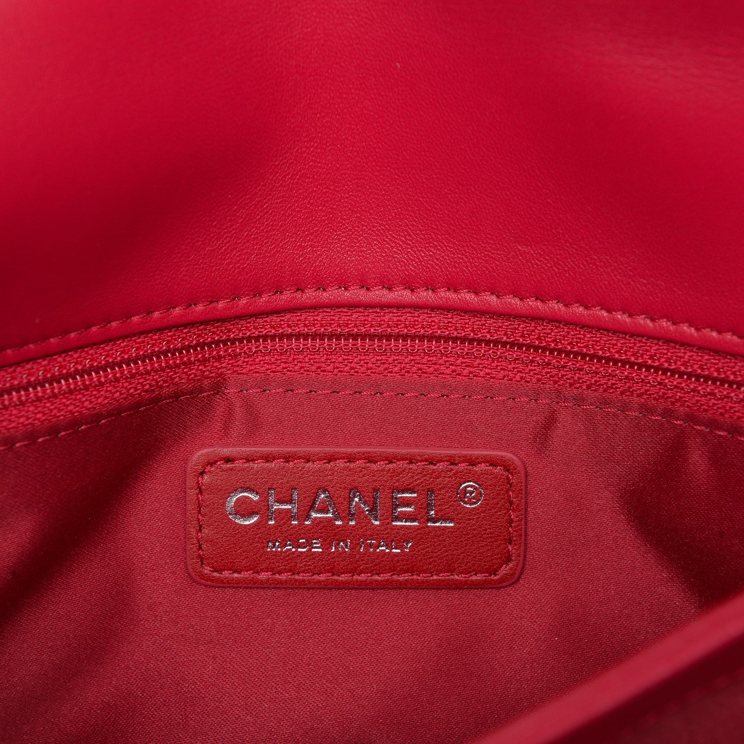 Chanel Lambskin Quilted Jumbo Chanel 3 Flap Dark Pink 6 of 7
