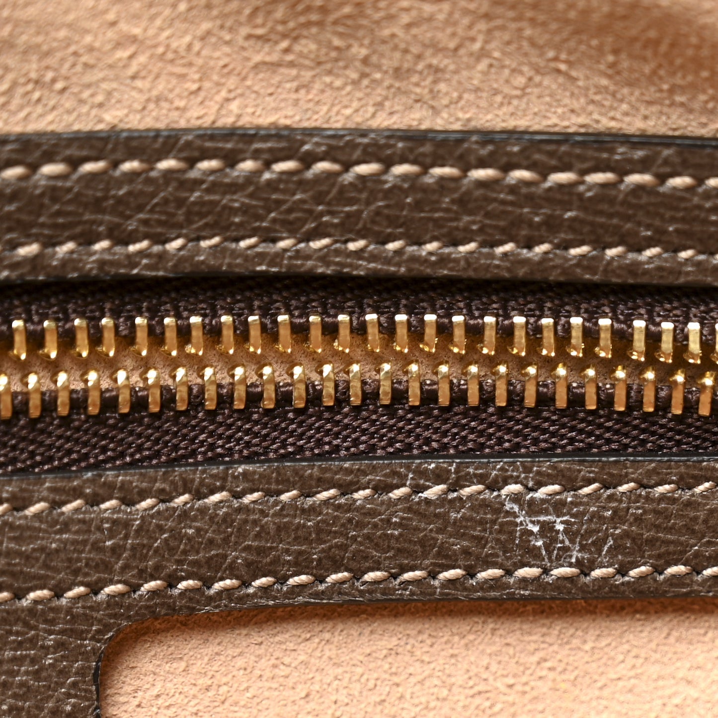GG Supreme Monogram Web Small Ophidia Shoulder Bag Brown