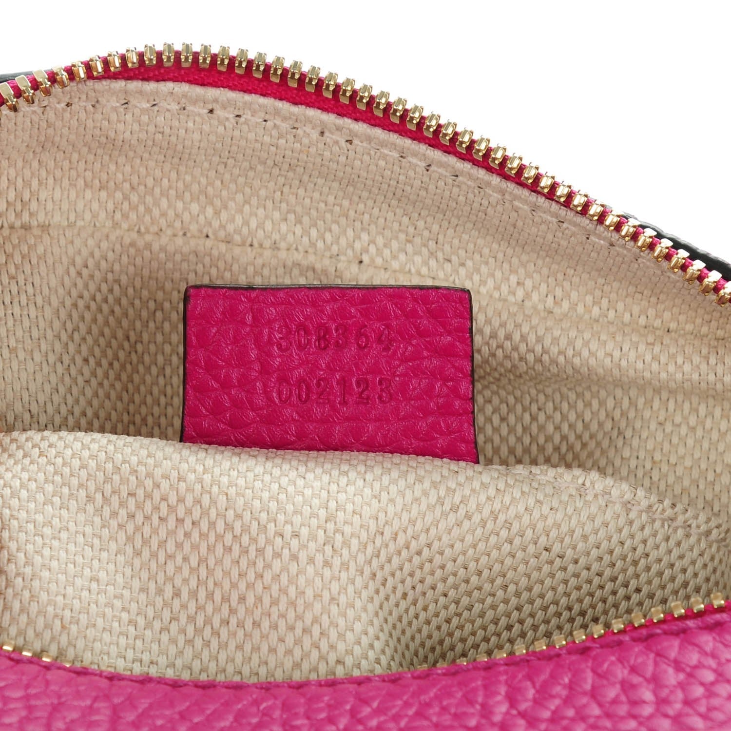Gucci Cellarius Calfskin Small Soho Disco Bag Bright Bouganville 7 of 7