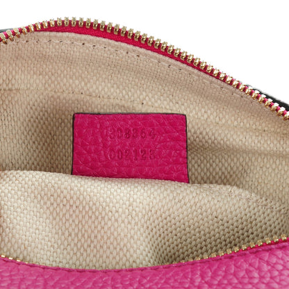 Gucci Cellarius Calfskin Small Soho Disco Bag Bright Bouganville 7 of 7