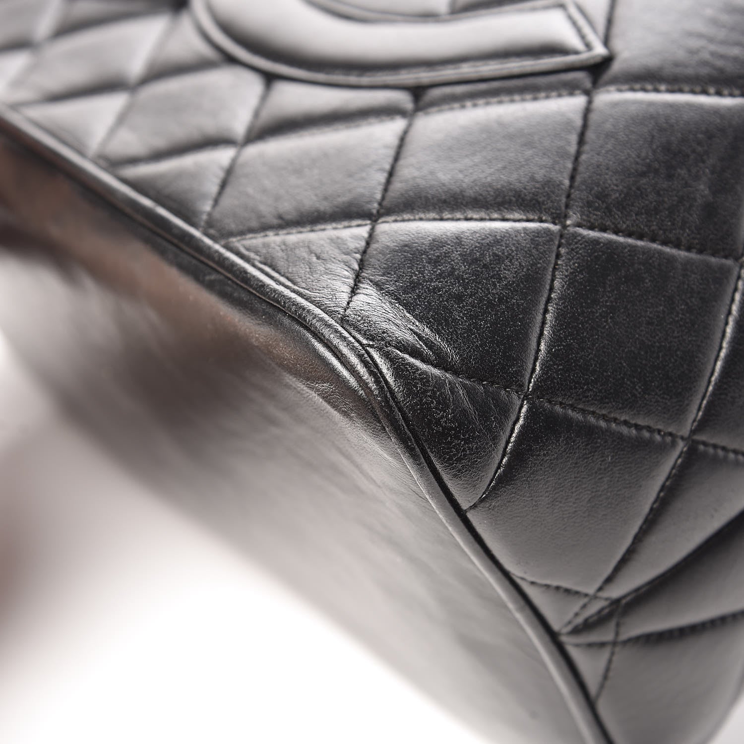 Chanel Lambskin Quilted Medallion Tote Black 9 of 13
