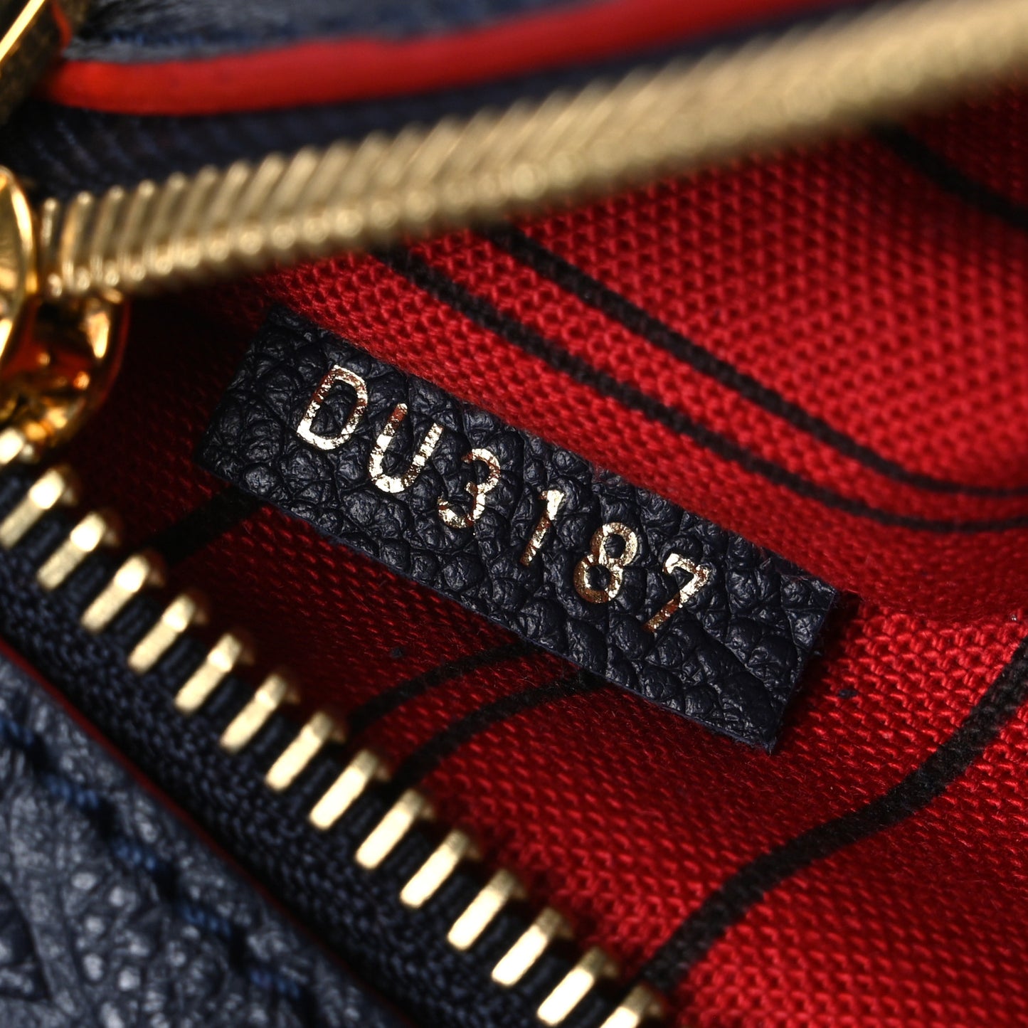 Empreinte Pochette Metis Marine Rouge