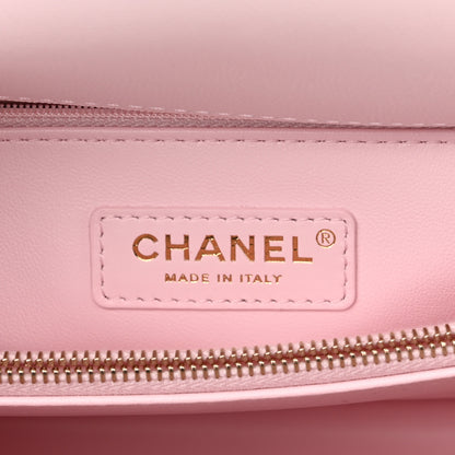 Chanel Caviar Quilted Small Coco Handle Flap Light Pink 5 of 10
