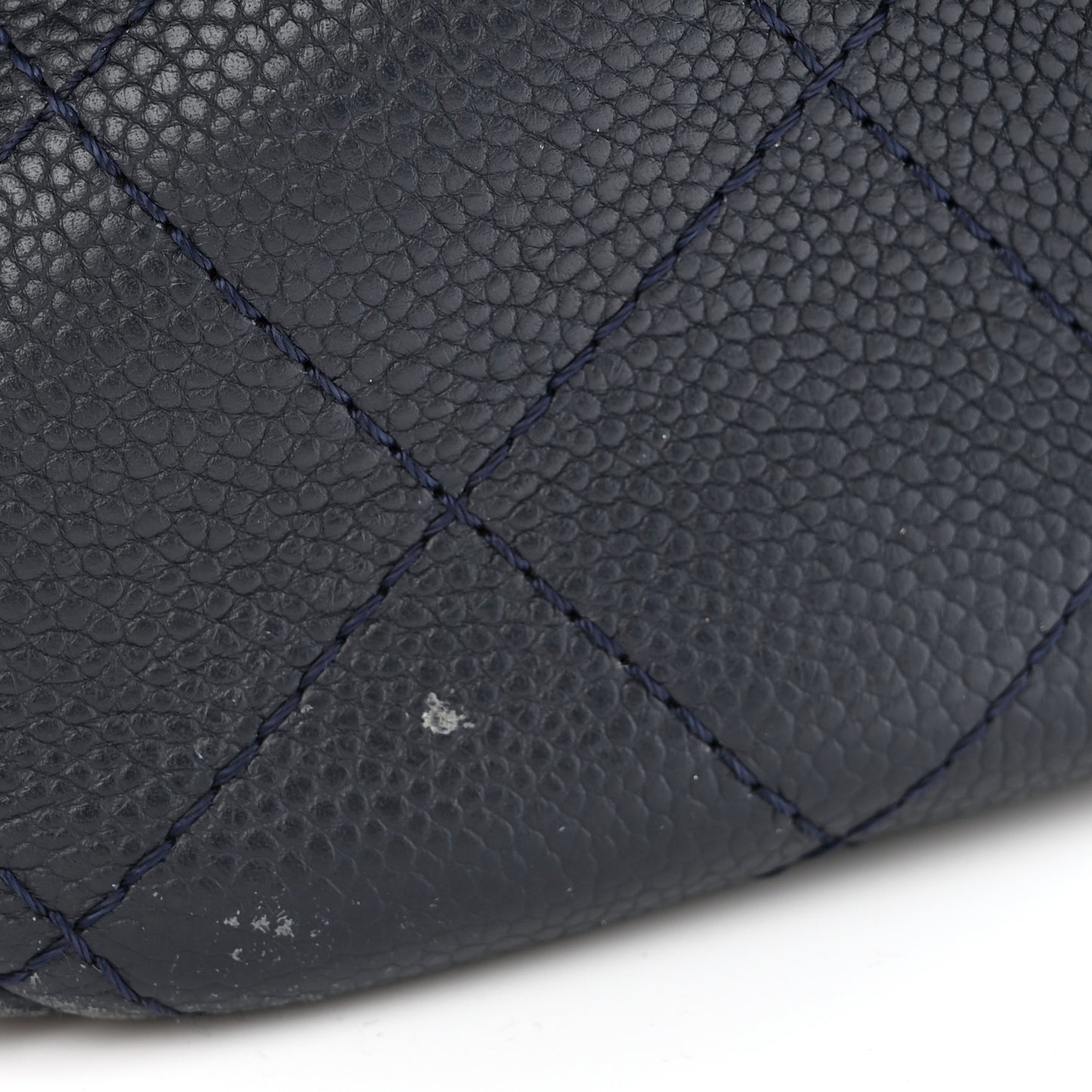 Caviar Large Shopping Tote Navy