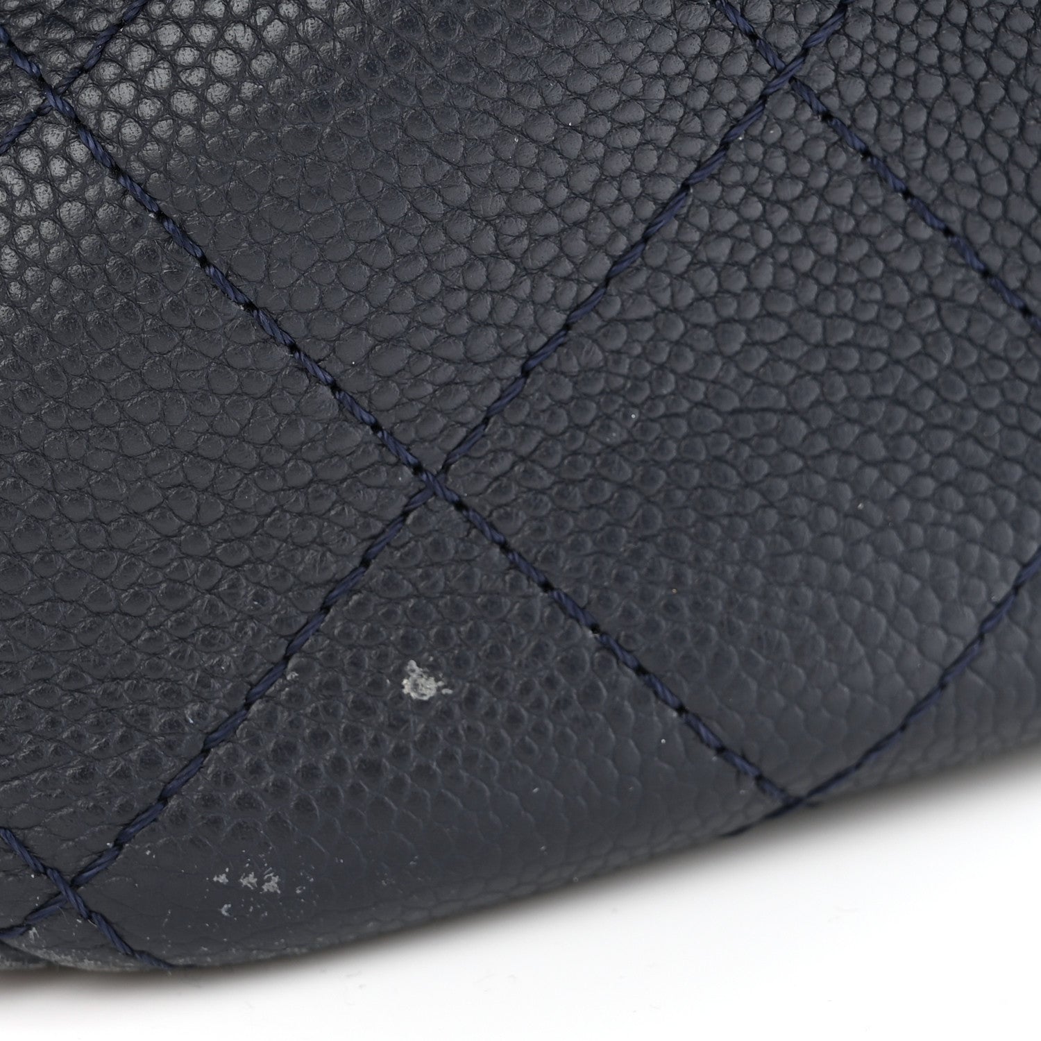 Chanel Caviar Large Shopping Tote Navy 19 of 19