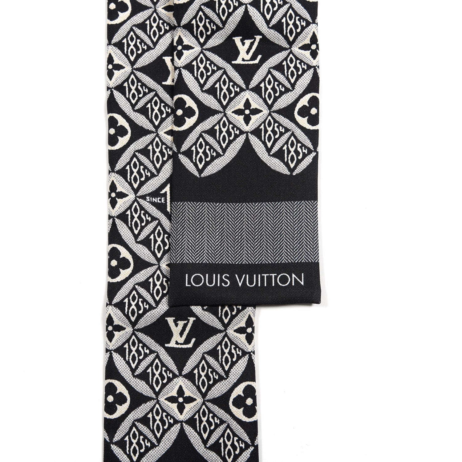 Louis Vuitton Silk Since 1854 Bandeau Black 2 of 3