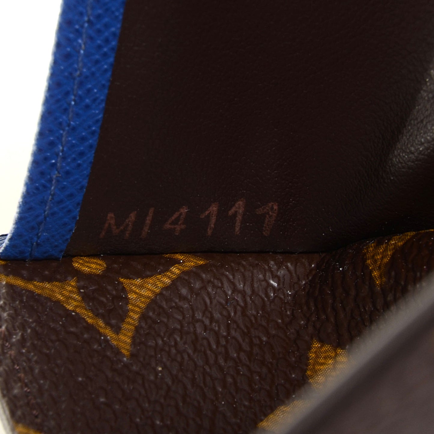 Monogram Compact Marie Wallet Blue