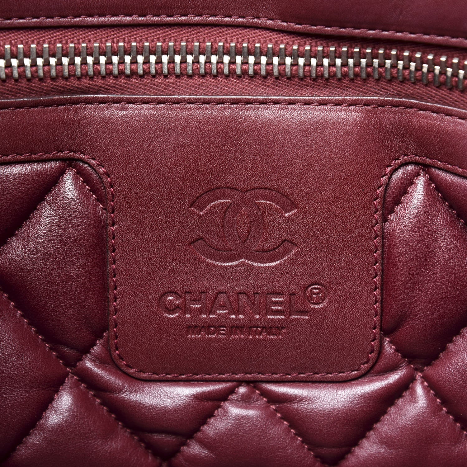 Chanel Lambskin Quilted Medium Coco Cocoon Reversible Tote Black 7 of 17