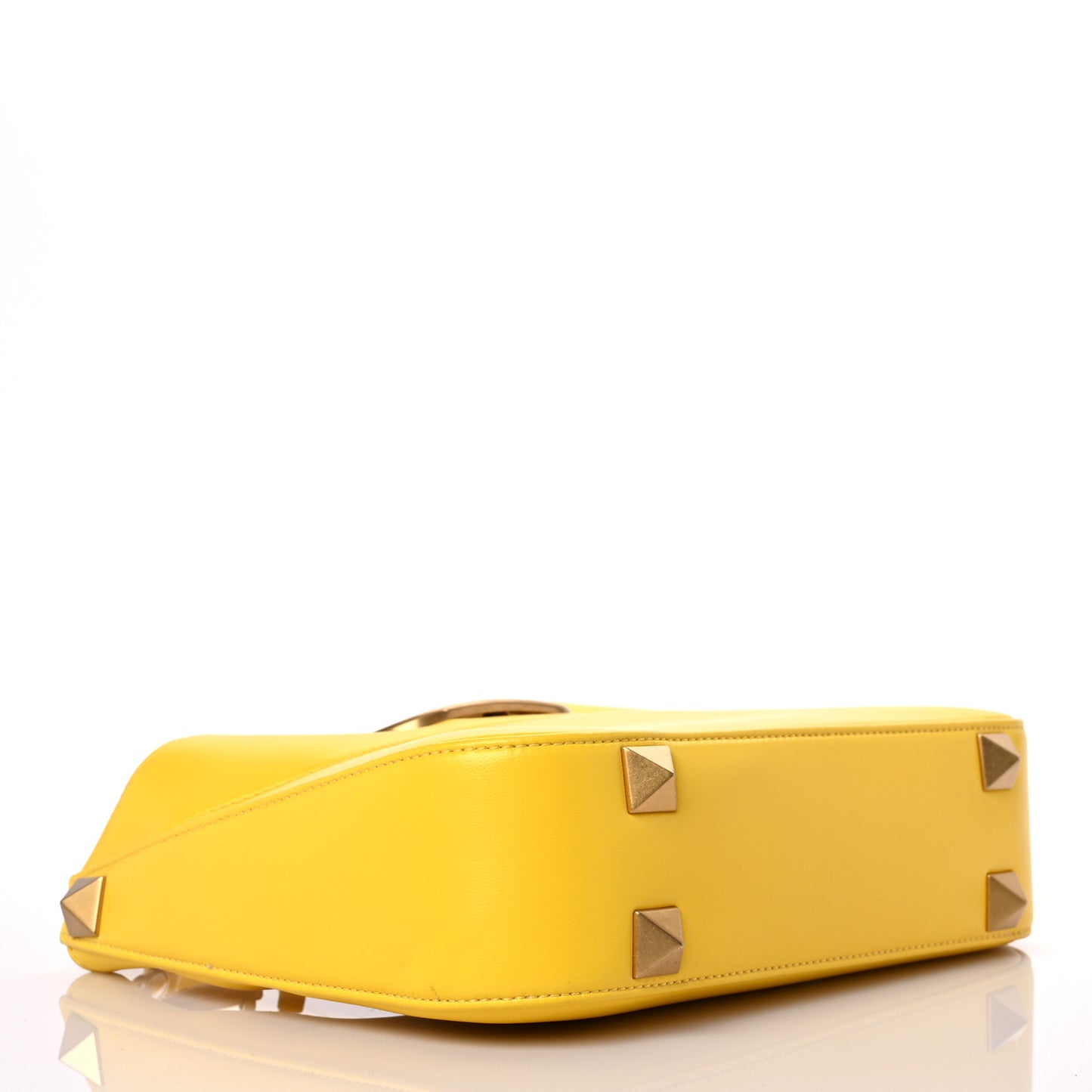 Nappa Stud Sign Hobo Bright Lemon