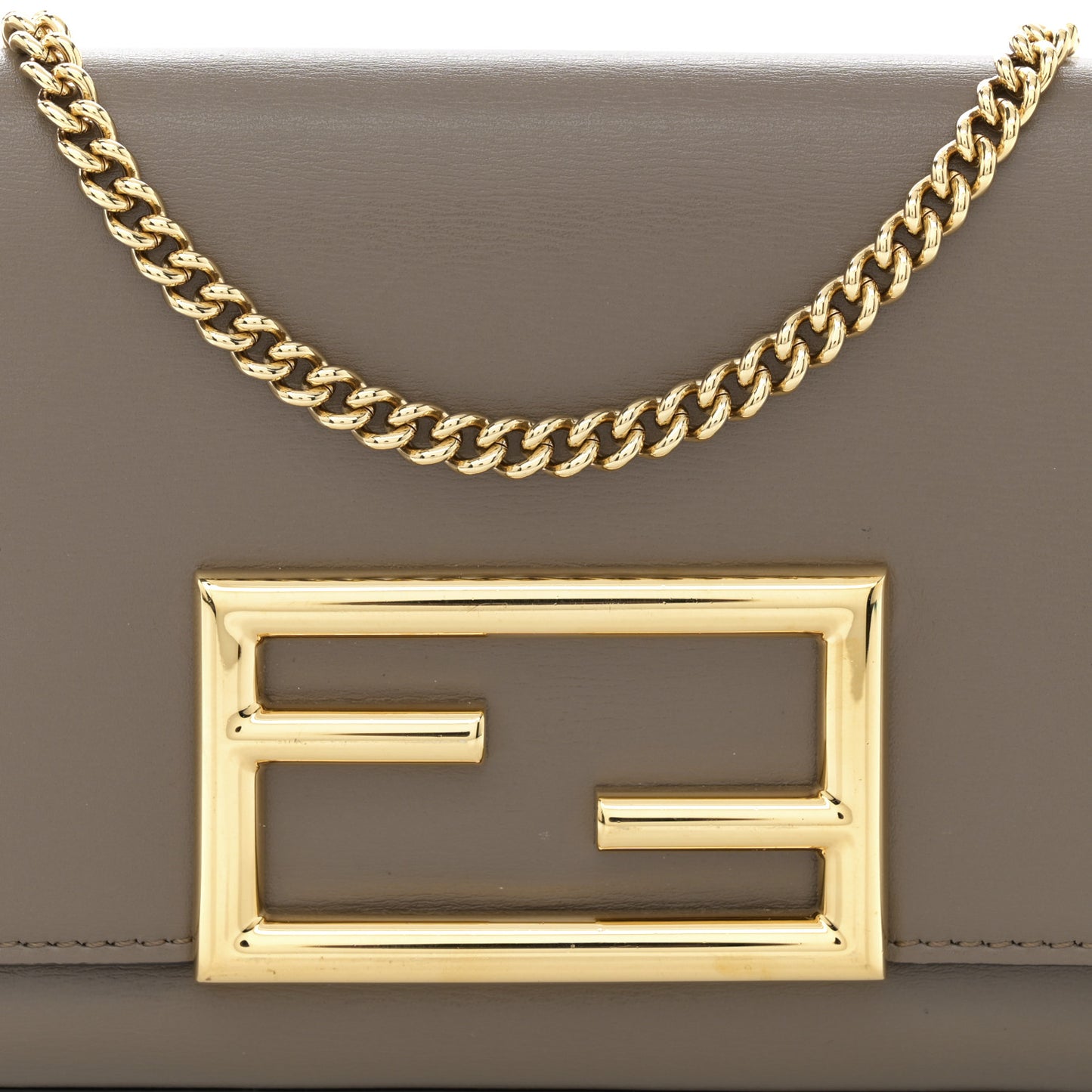 Vitello Palmellato Wallet on Chain with Pouches Tartufo