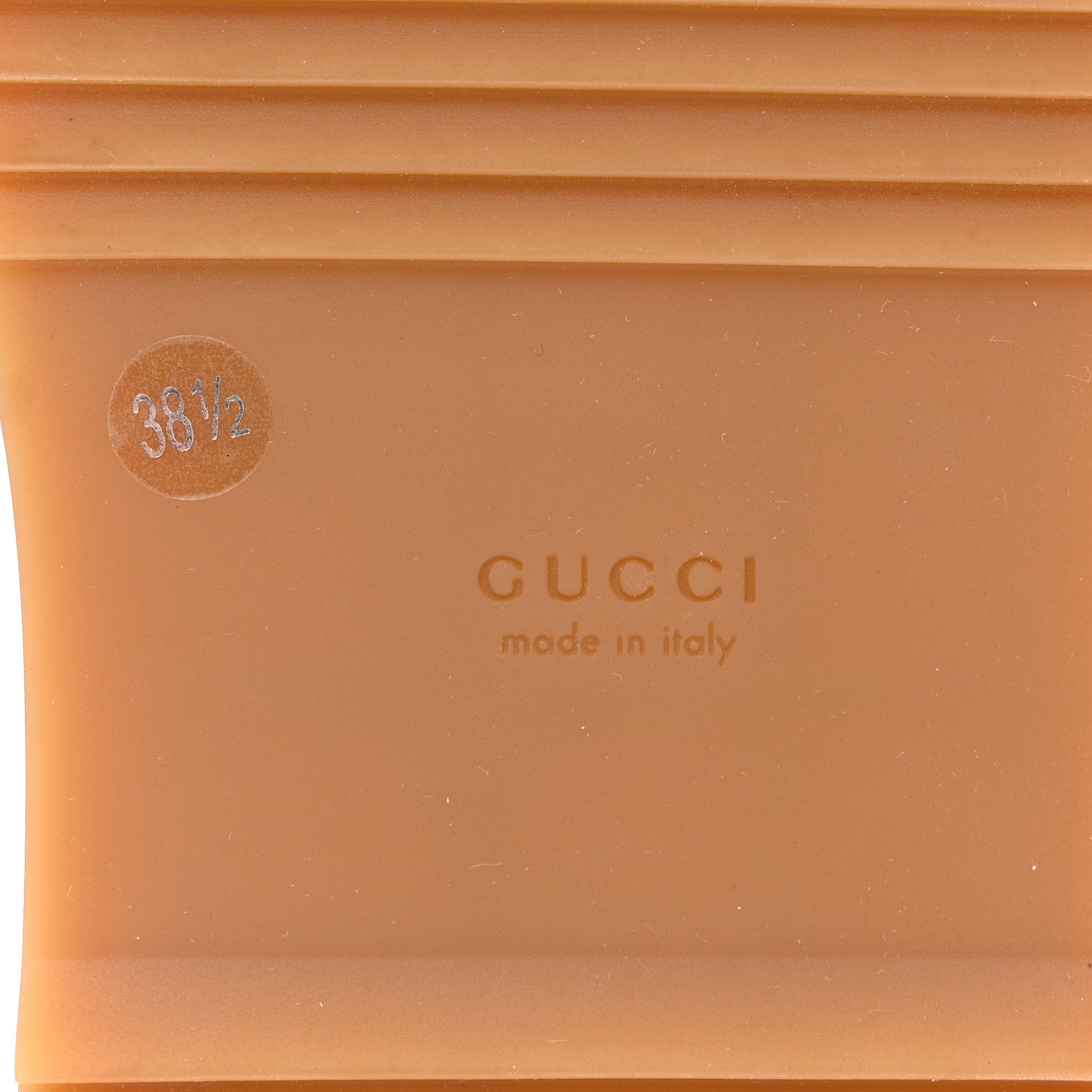 Gucci GG Supreme Monogram Water Flora Angelina Platform Slide Sandals 38.5 Beige White Multicolor 8 of 10