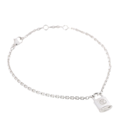 Louis Vuitton Sterling Silver Lockit Bracelet 1 of 4