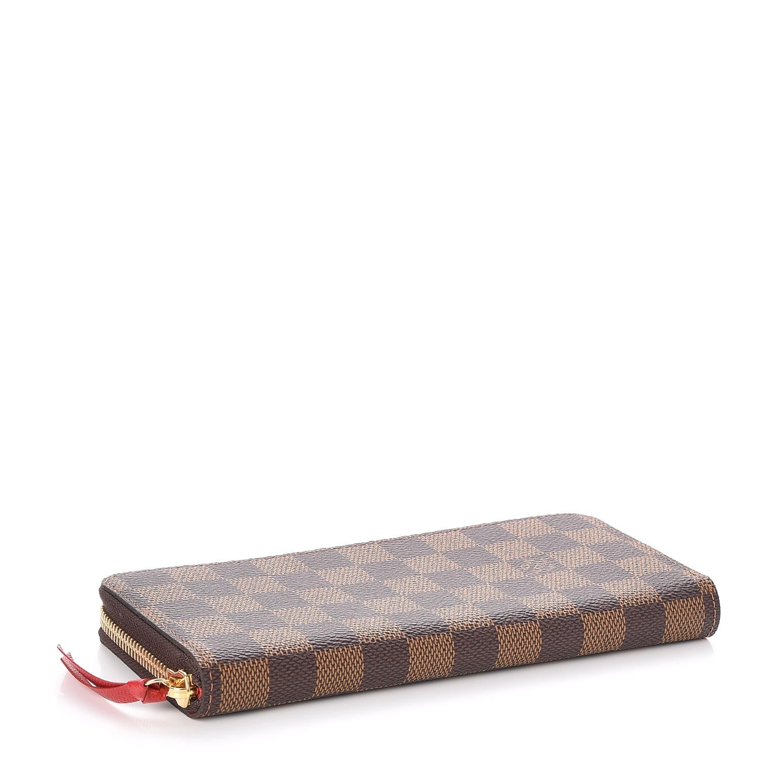 Louis Vuitton Damier Ebene Clemence Wallet Cherry 4 of 7