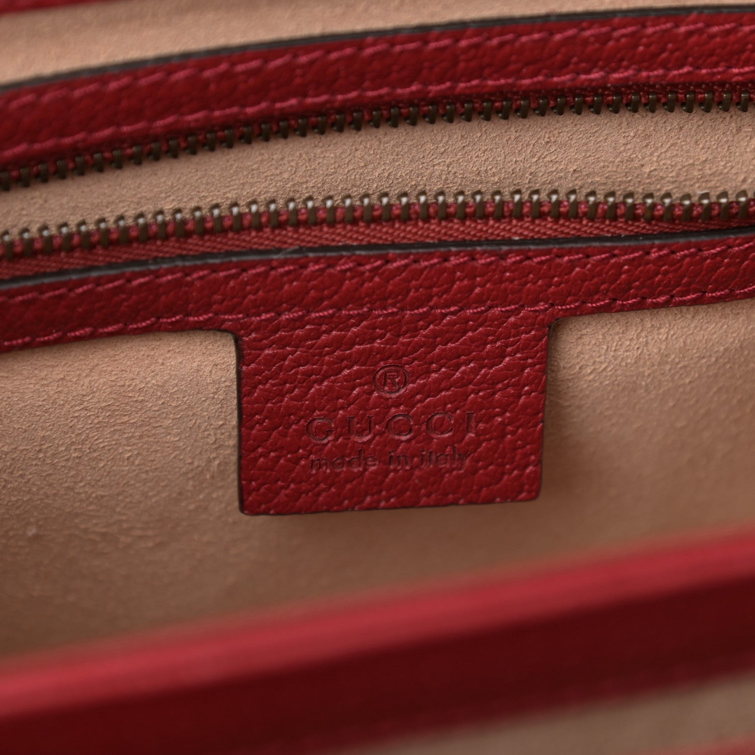 Gucci GG Supreme Monogram Small Queen Margaret Top Handle Bag Red 6 of 10