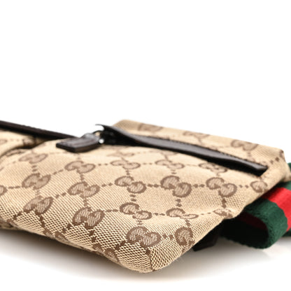 Gucci Monogram Web Belt Bag Dark Brown 10 of 10