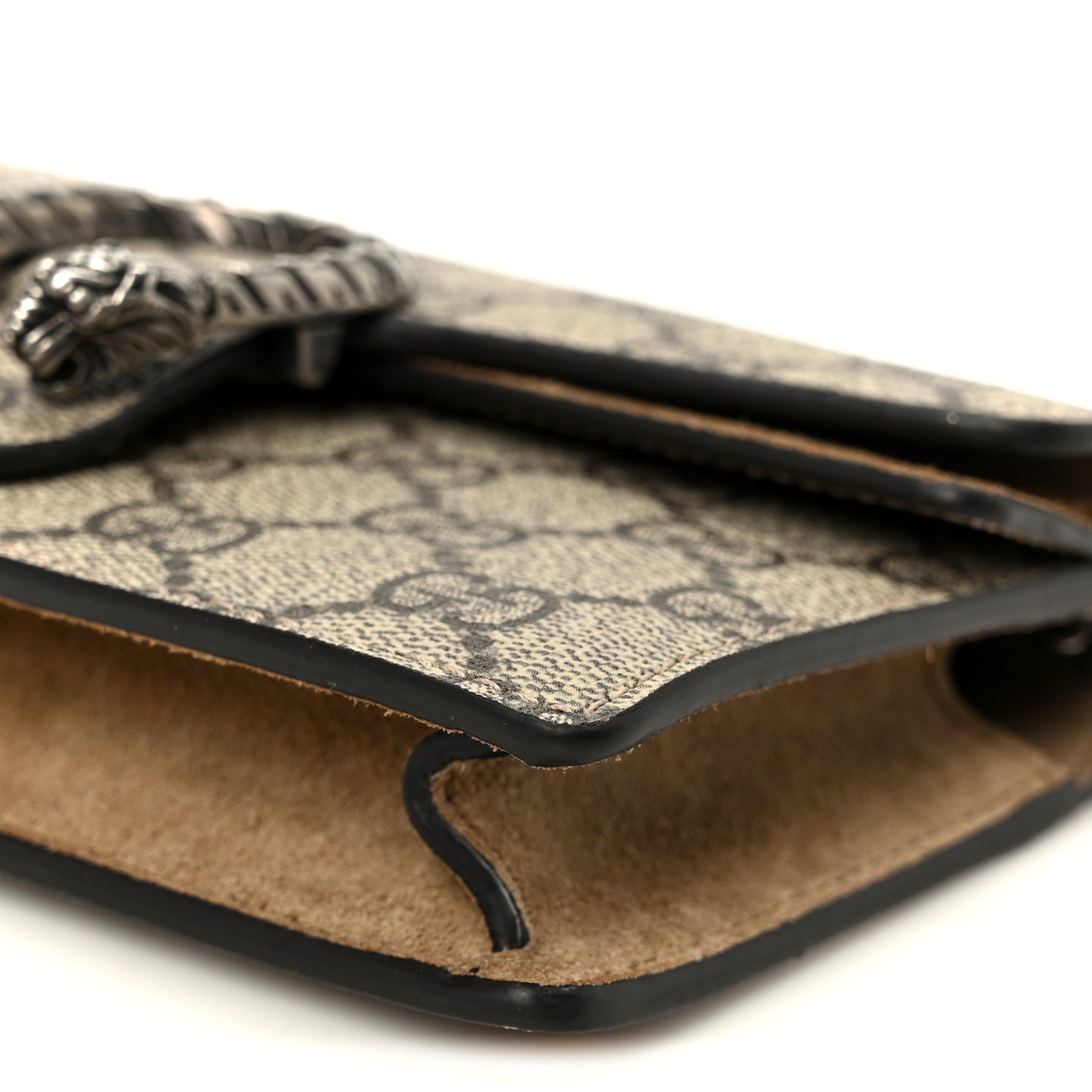 GG Supreme Monogram Super Mini Dionysus Shoulder Bag Taupe
