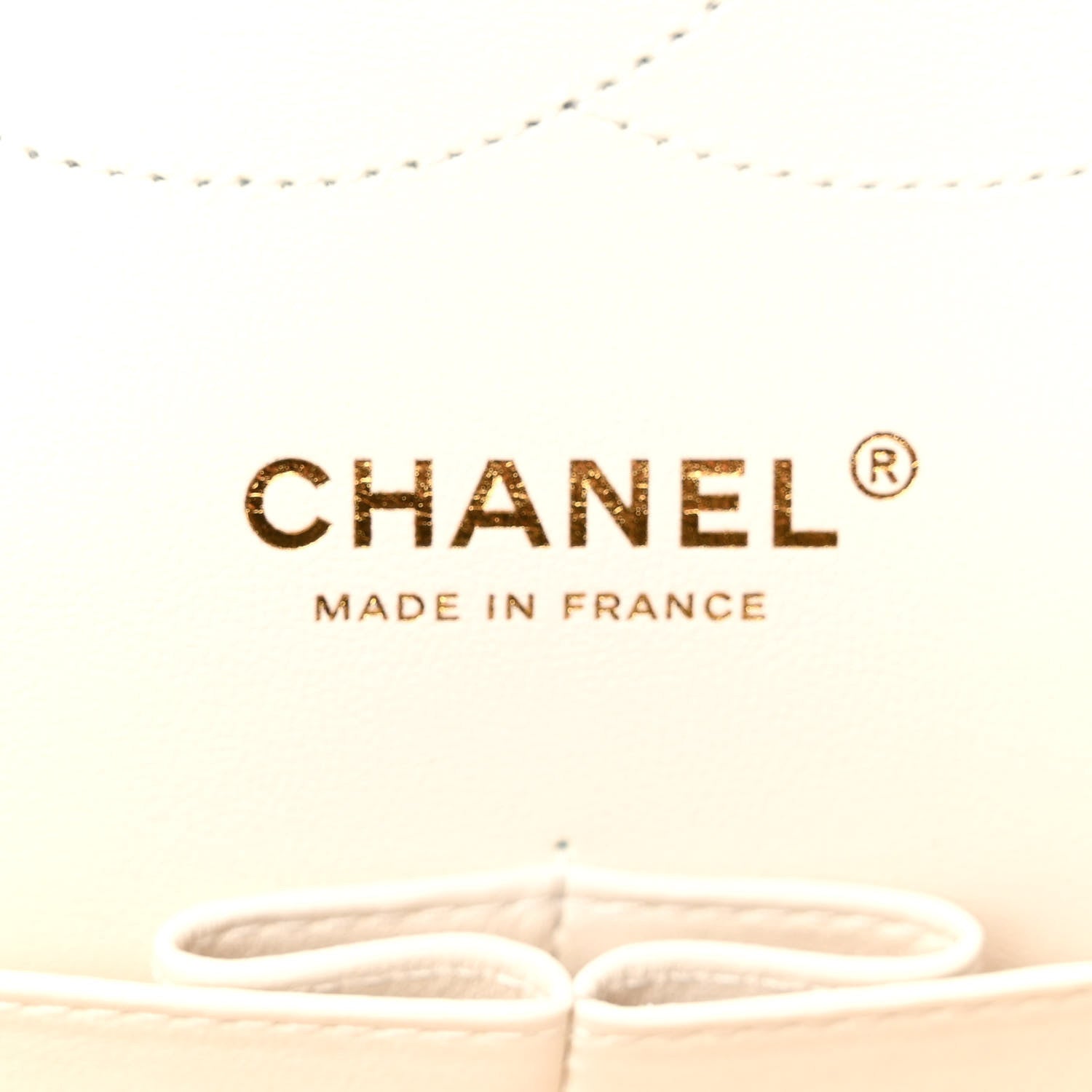 Chanel Caviar Quilted Jumbo Double Flap White 7 of 12