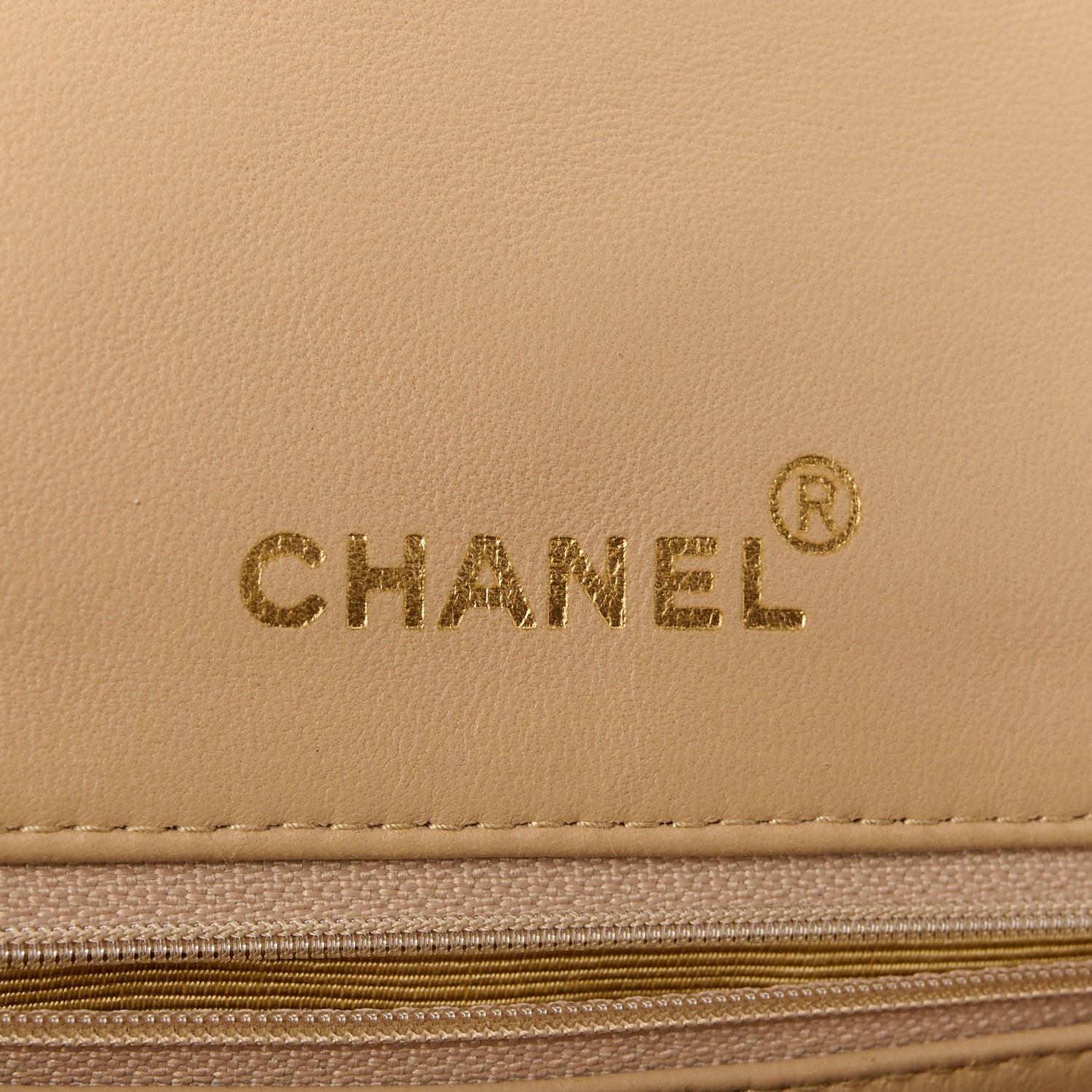 Chanel Lambskin Quilted Small Single Flap Beige 6 of 14