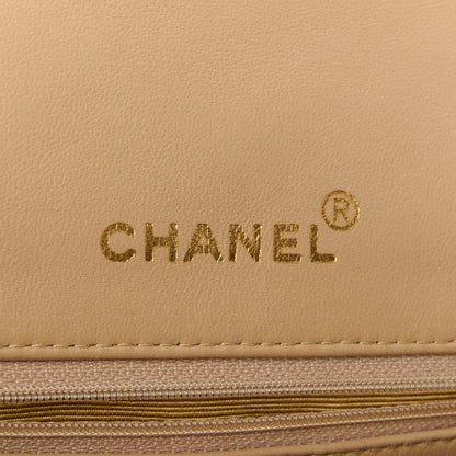 Chanel Lambskin Quilted Small Single Flap Beige 6 of 14