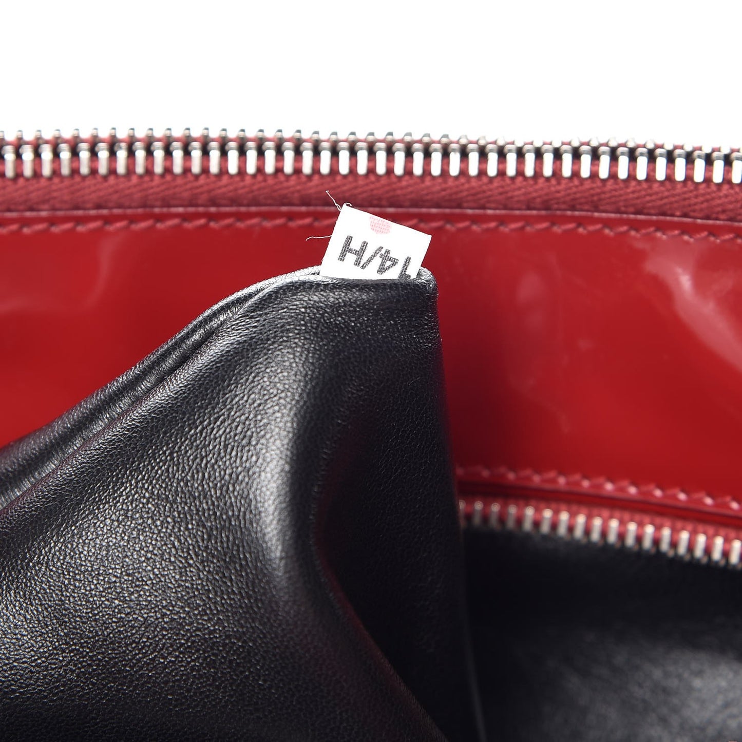 Spazzolato Front Pocket Tote Rubino