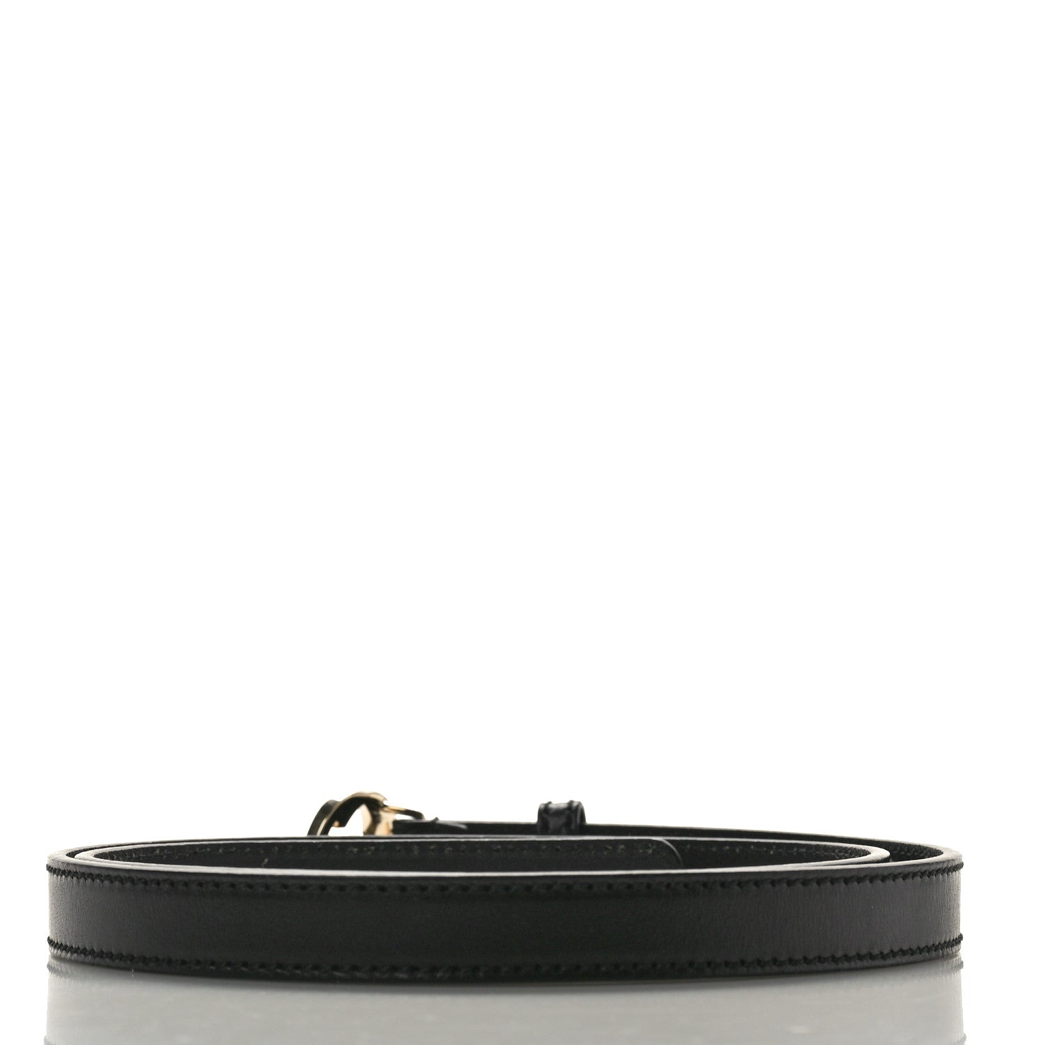 Gucci Calfskin Interlocking G Belt 100 40 Black 2 of 7