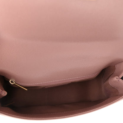 Chanel Caviar Carry Around Flap Bag Light Pink 5 of 8