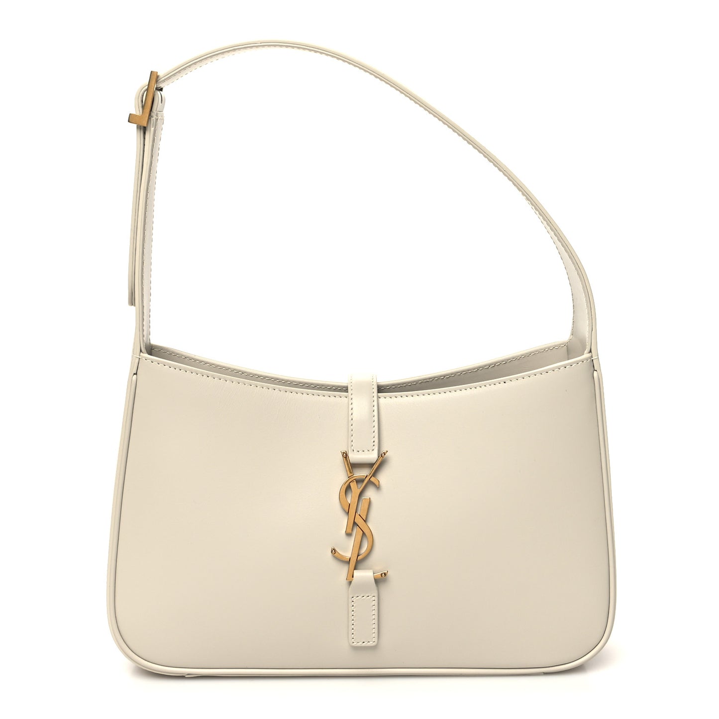 Smooth Calfskin Le 5 A 7 Hobo Blanc Vintage