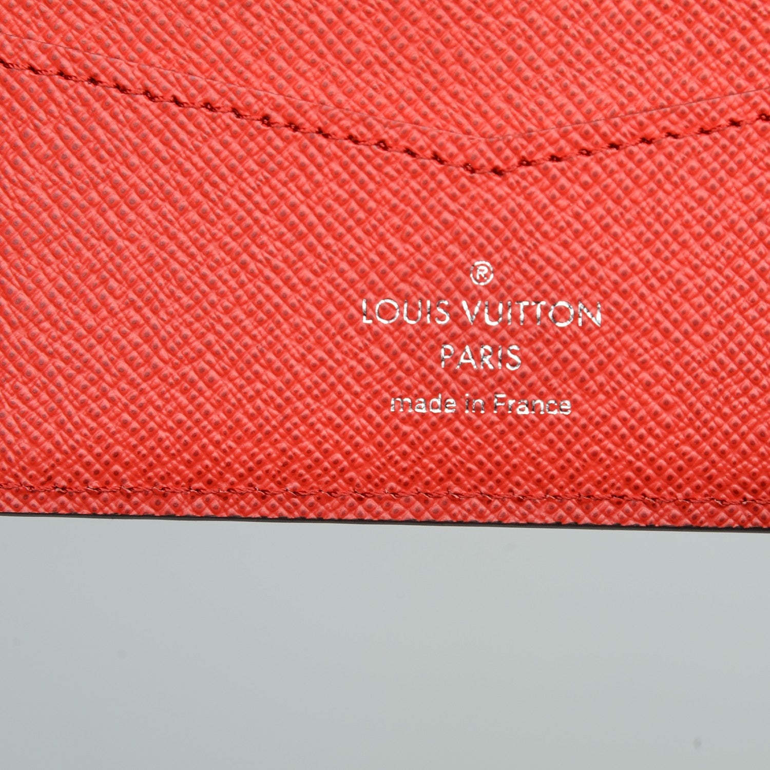 Louis Vuitton X SUPREME Epi Slender Wallet Red 6 of 10