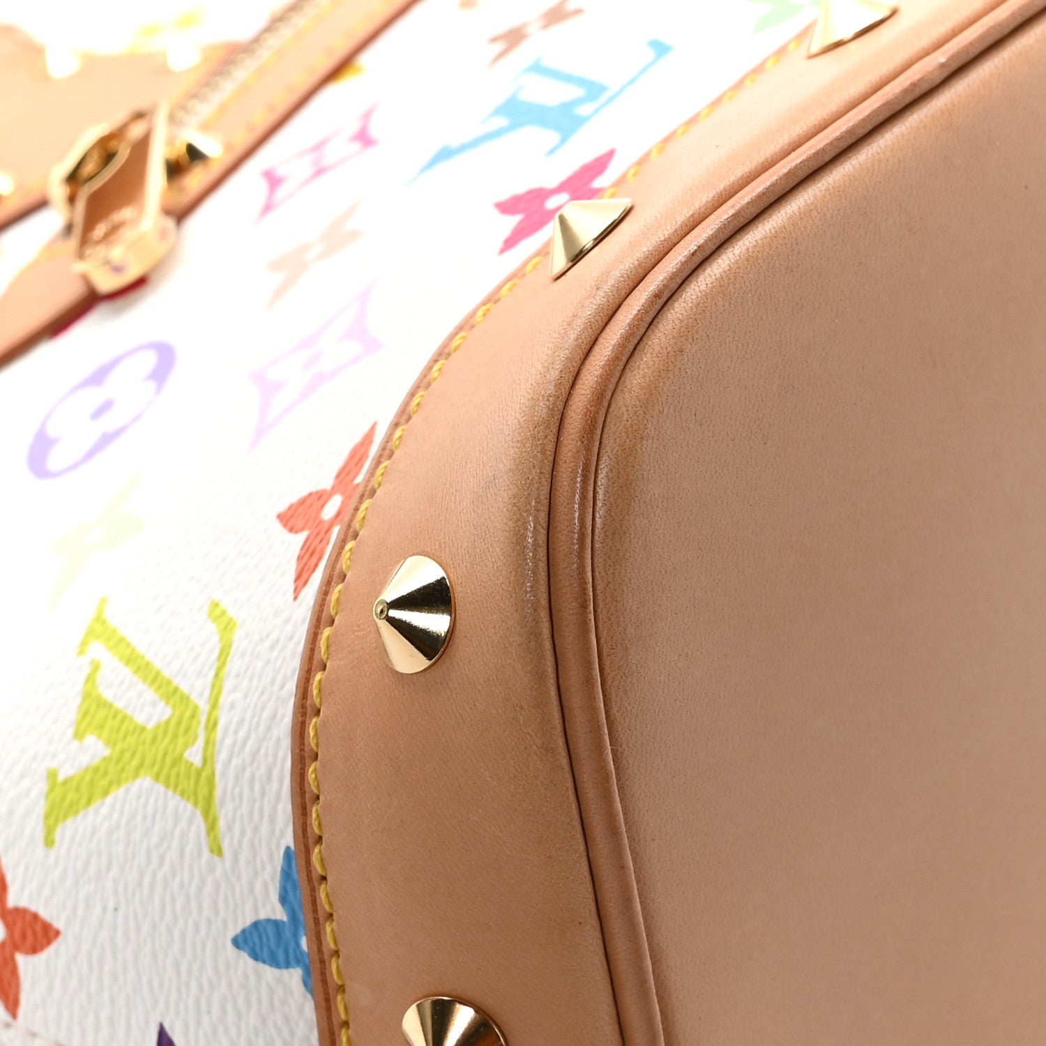 Louis Vuitton Monogram Multicolor Alma White 9 of 13
