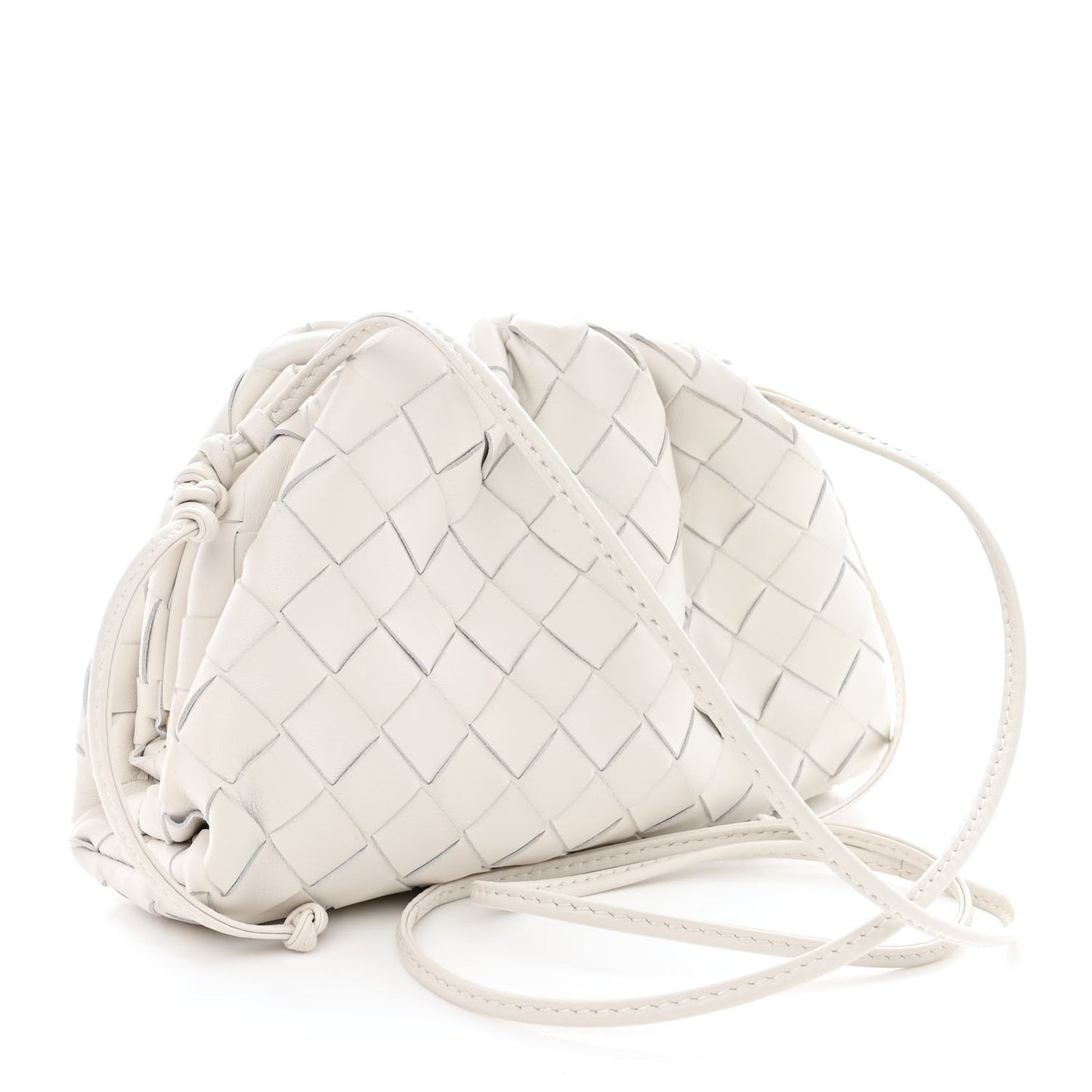 Nappa Intrecciato The Mini Pouch Chalk