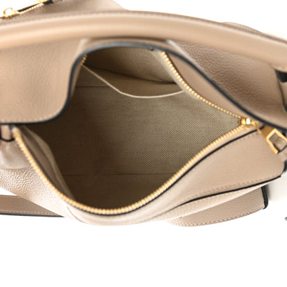Loewe Grained Calfskin Small Puzzle Bag Sand 5 of 9