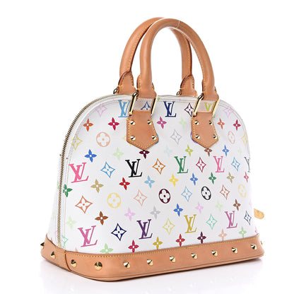 Louis Vuitton Monogram Multicolor Alma White 3 of 14