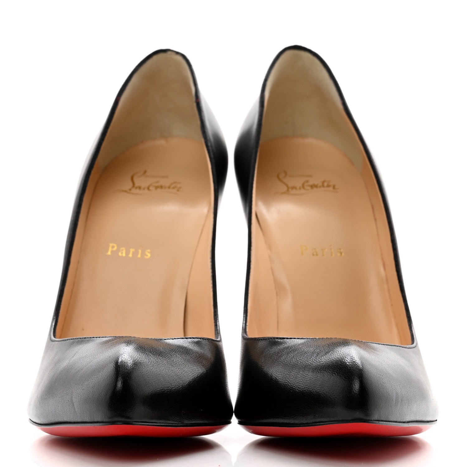 Christian Louboutin Shiny Nappa Breche 100 Pumps 41 Black 2 of 10