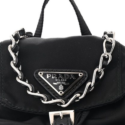 Prada Nylon Vela Mini Crossbody Backpack Black 9 of 11