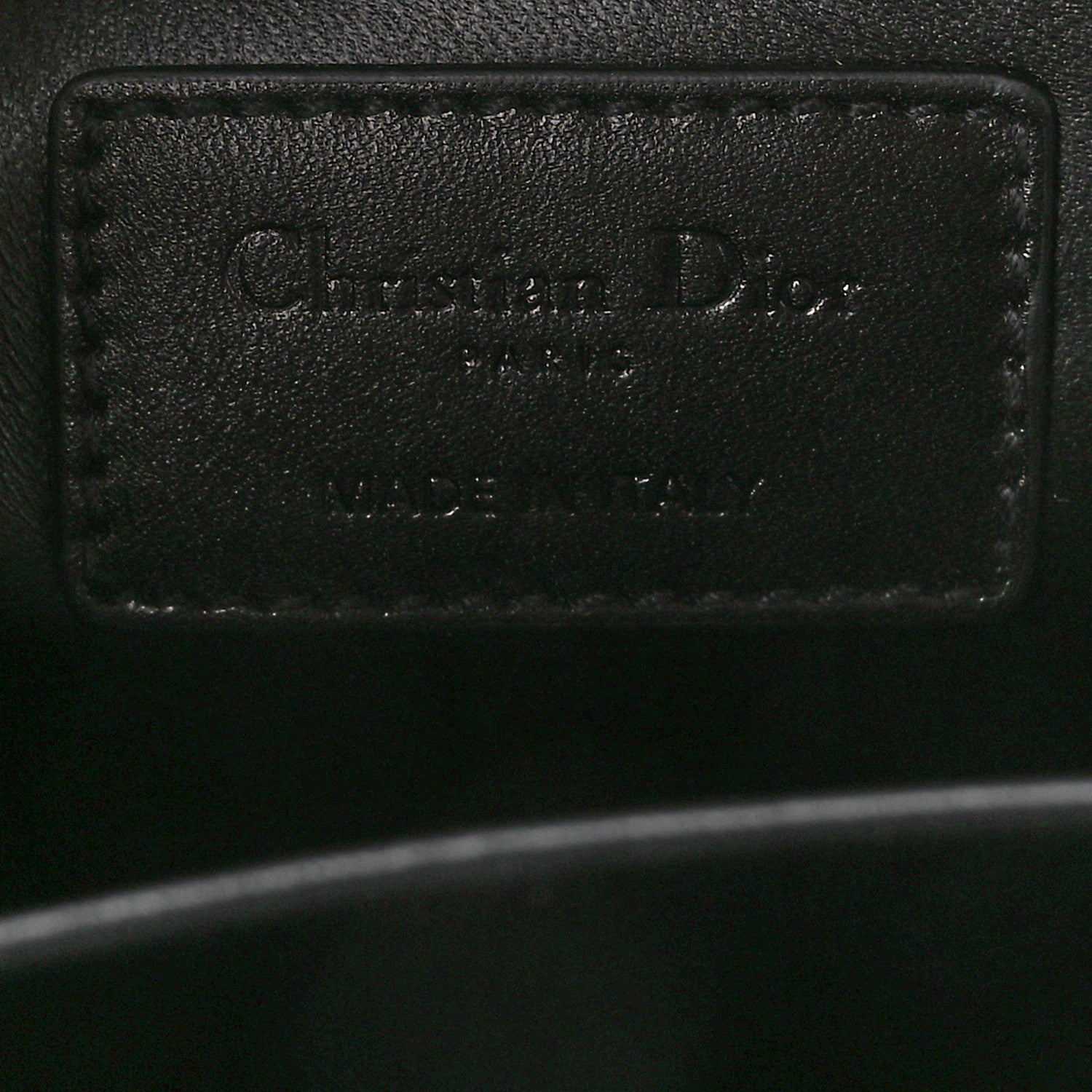 Christian Dior Smooth Calfskin 30 Montaigne Flap Bag Black 6 of 12