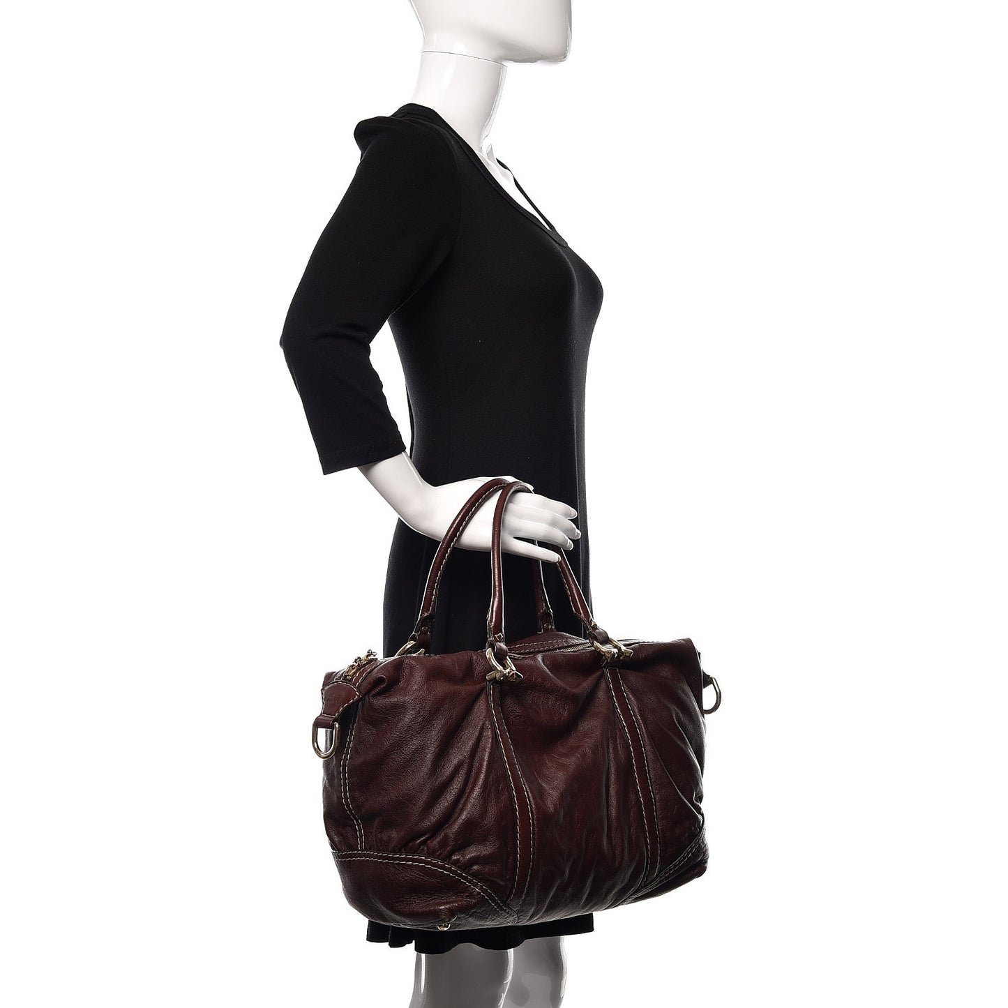 Calfskin Horsebit Medium Nail Boston Brown
