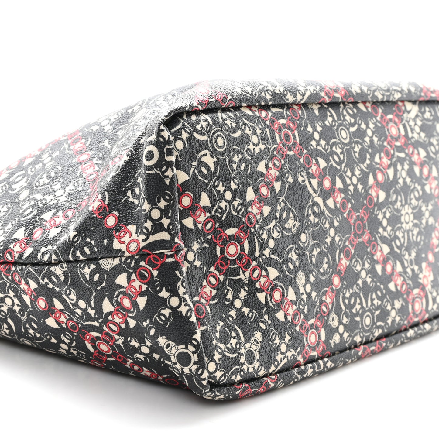 Coated Canvas Coco Small Tote Black