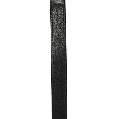 Saint Laurent Sheepskin Matelasse Chevron Monogram Medium College Bag Black 12 of 20