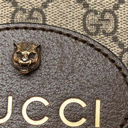 Gucci GG Supreme Monogram Web Neo Vintage Shoulder Bag Beige New Acero Crop 9 of 10